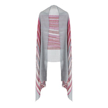 Load image into Gallery viewer, QMS18-008 - Pink/Gray Cashmere Shawl